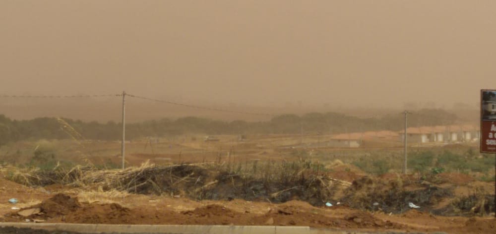 Foto 3 de 13 — Tempestade de areia cobre o céu de Araraquara: veja fotos